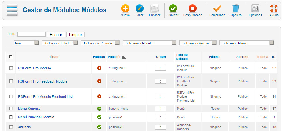 Banners en Joomla!